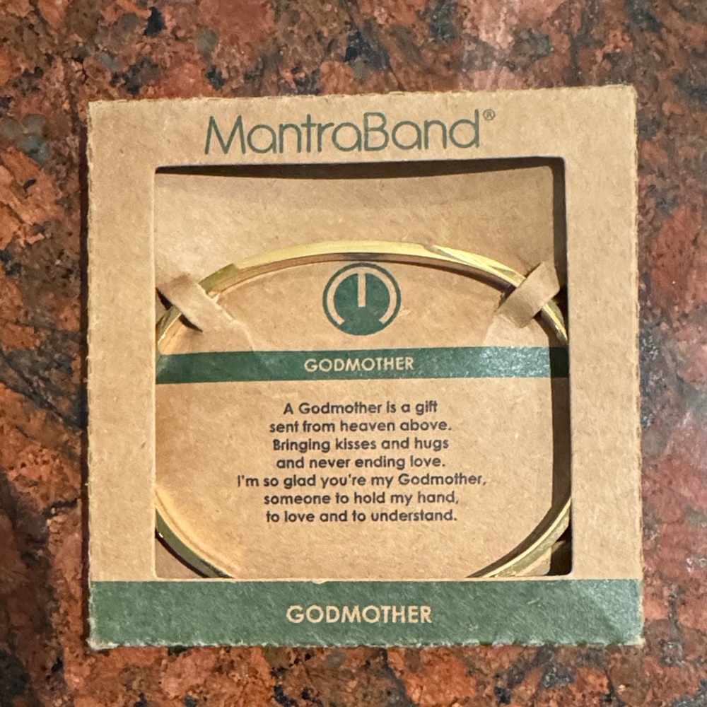 MantraBand Gold Godmother Bangle